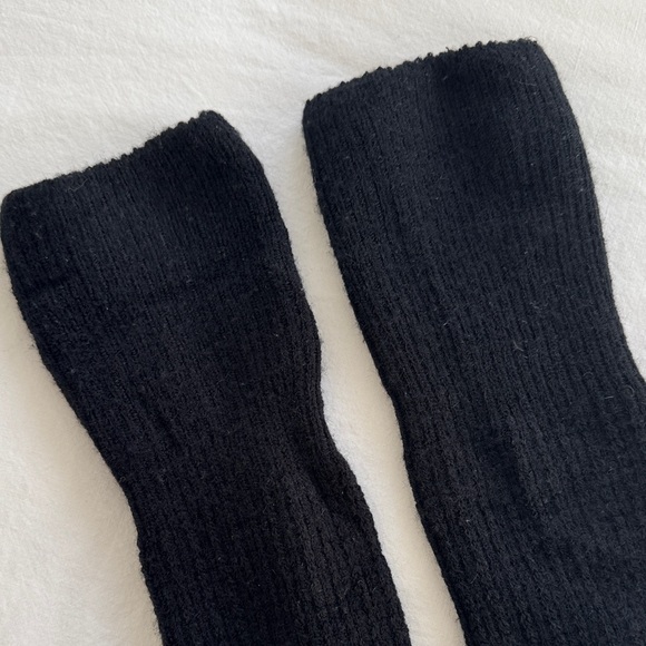 Women’s Ribbed Black Over-the-Knee Socks - Picture 4 of 5